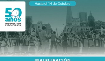 INAUGURACI�N DE LA MUESTRA FOTOGR�FICA: �MADRES DE PLAZA DE MAYO Y LA RESISTENCIA POPULAR�